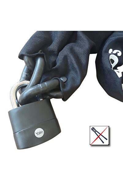 Motoguards 2 Metre 10 mm *kesilmez Motosiklet Zinciri + Yale 51 mm BORON