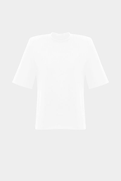 Açelya Okcu Women's Premium Cotton Short Sleeve Padded T-Shirt