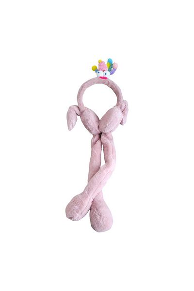Aware Time Children's Plush Figured Movable Ear Movable Sound Winter Earmuff