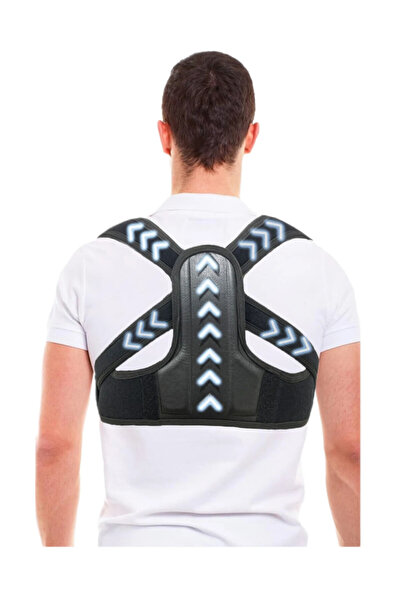 Ankaflex Premium Leather Detailed Chest Lift Back Support Posture Corrector Humpback Corset