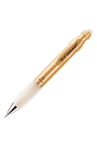 Serve Deep Mechanical Pencil 0.7mm Metallic Noble Gold
