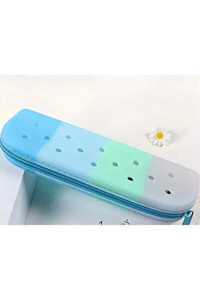 bundle island Cutie de creioane pentru copii din silicon colorat în trepte