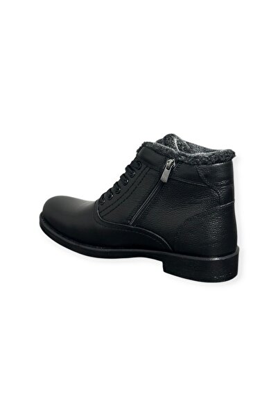 Taşpınar Ayakkabı Ανδρικές καθημερινές χειμερινές άνετες μπότες με φερμουάρ από 100% γνήσιο δέρμα 40-44