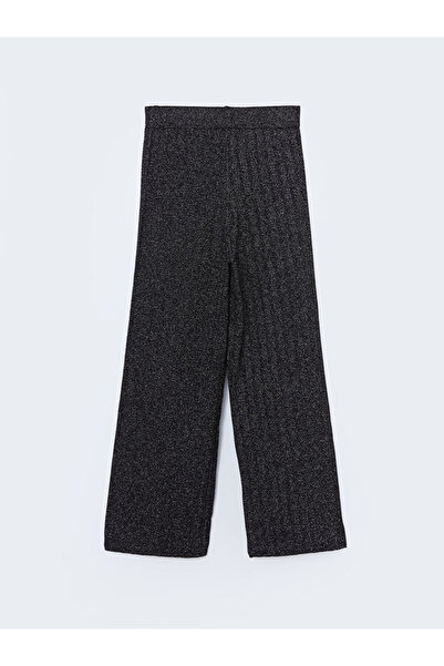 LC Waikiki Beli Lastikli Parlak Görünümlü Kadın Triko Pantolon LCW Modest