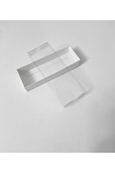 Skybox 6 X 16 X 2,5 Cm Asetat Kapaklı Beyaz Hediyelik Kutu 100 Adet