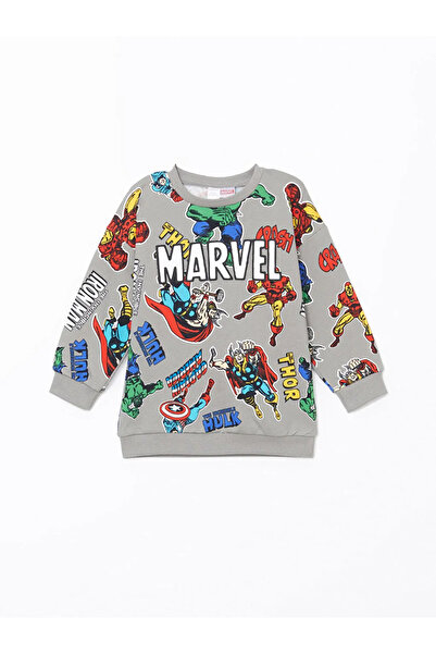 LC Waikiki Lcw Kids Beige Spiderman Printed Boys' Sweatshirt 2-Piece