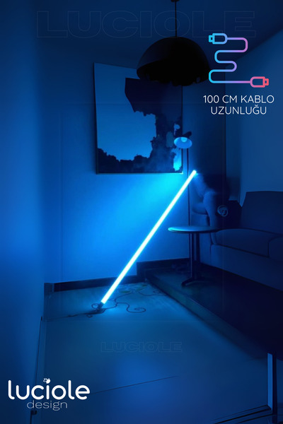 luciole Rgb Led Strip Tube Light  Lambader Uzaktan Kumandalı Işık Lamba Ampül aydınlatma Renkli animasyonlu3