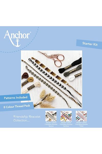 Anchor Set of Friends Bracelet (Natural Colors)