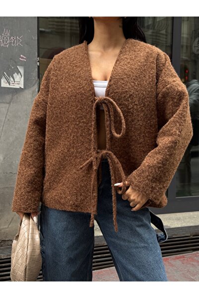 buqre's moda Double Lace-Up Jacket