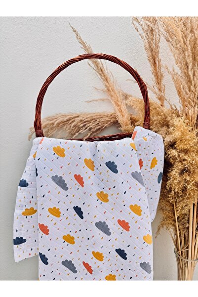 Tinybabyconcept Organic 100% Cotton Multi-Purpose Baby Blanket Set of 3 90X90 cm Muslin Cloth Blanket