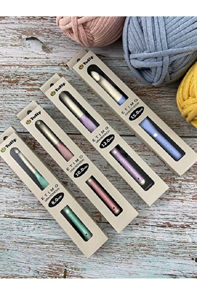 BALIM ÖRGÜ EVİ طقم Grandhook 8-10-12-15 مم مكون من 4 قطع