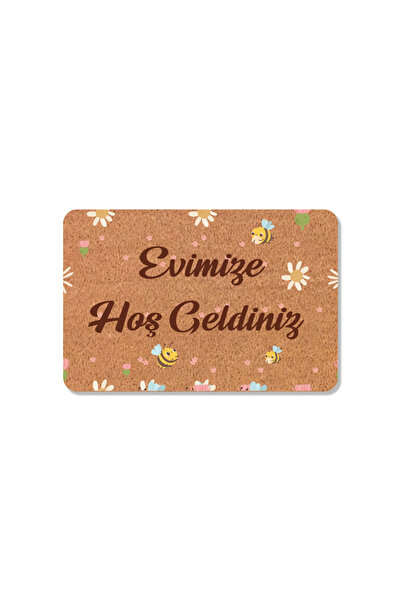 M&H Quality Modern Digital Printed - Welcome Written Non-Slip Base Mat