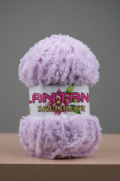SALTIKLAR Lantana Peluş Örgü Ipi Peluş Ip Ana Kuzusu 100gr Lila-68