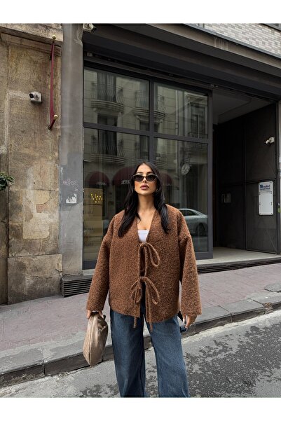 buqre's moda Double Lace-Up Jacket