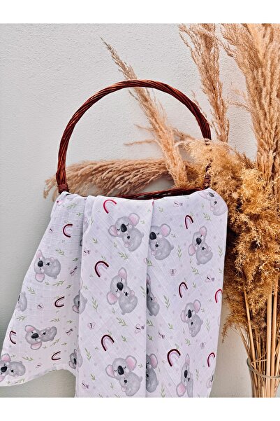 Tinybabyconcept Organic 100% Cotton Multi-Purpose Baby Blanket Set of 3 90X90 cm Muslin Cloth Blanket