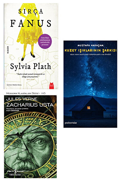 TÜRKİYE İŞ BANKASI KÜLTÜR YAYINLARI Sırça Fanus Sylvia Plath + Zacharius Usta...