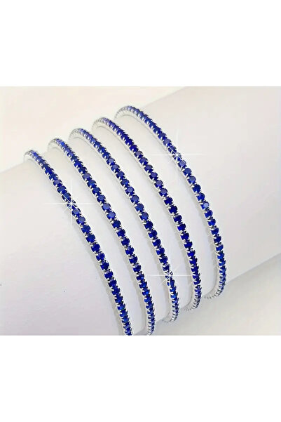Butik MAVİ TAŞLI LASTİKLİ SU YOLU BİLEKLİK (1 adet fiyatıdır )