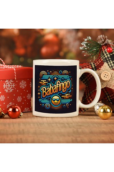 DİLAHOME كوب بتصميم Babafingo - كوب هدية ممتع وملون