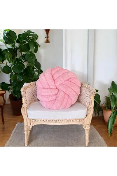 düğüm yastık Decorative Knitted Pillow