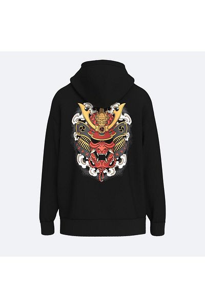 Shout Υπερμεγέθη κράνος Samurai Unisex Hoodie