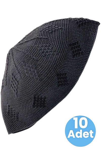 Uniquetrenders 10-частична плетена плетена шапка с шарена шапка, качествена молитвена шапка