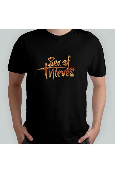 Pixxa Sea of ​​Thieves Crew Neck 100% βαμβακερό T-Shirt - Μοντέλο 2