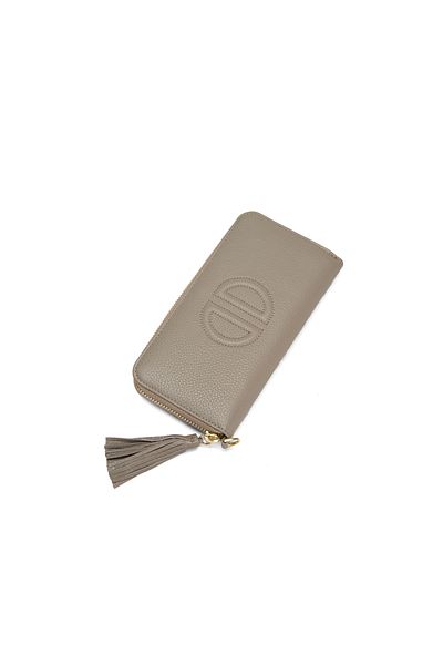 Desa Kathleen Gray Women's Leather Wallet