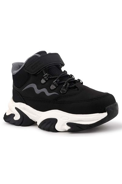 Kids Club Shoes Unisex Παιδικές Μπότες - Cool Evil Orthopedic, Αντιολισθητική σόλα, ΜΑΥΡΟ
