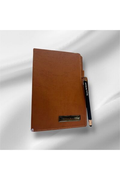 neso Şık Ve Kişiselleştirilebilir 13*21 Pencere Kenar Termo Deri Defter & Met...