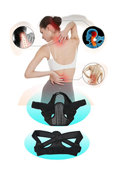 Ankaflex Medical Ortopedik Kamburluk Önleyici Sırt Göğüs Destekli Korse Thermoform Dik Duruş Korsesi