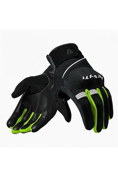 Revit Mosca Summer Gloves Black-Neon Yellow