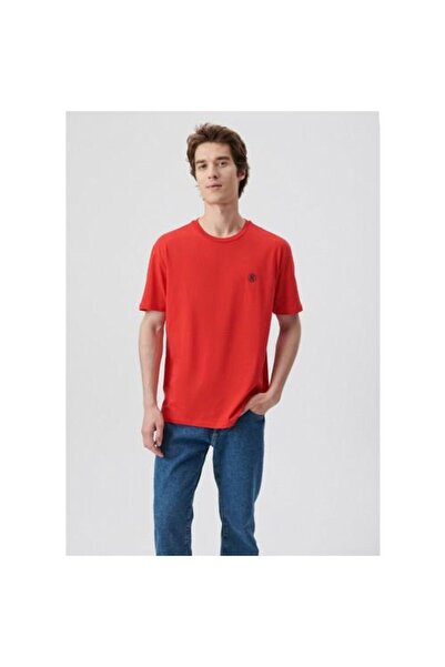 Mavi Tricou pentru bărbați cu broderie logo M067074-70471