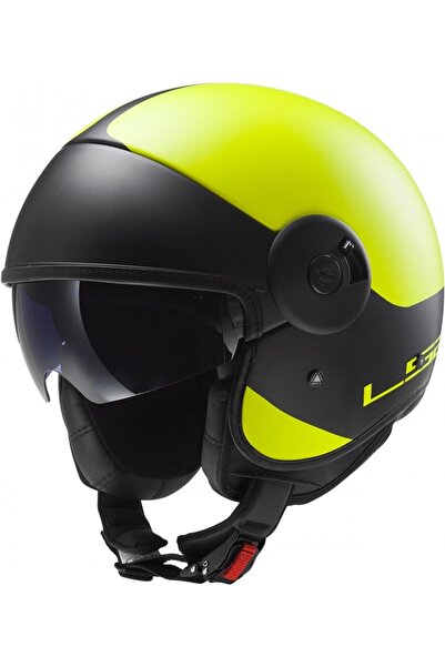 LS2 CABRIO YARIM KASK MAT SARI