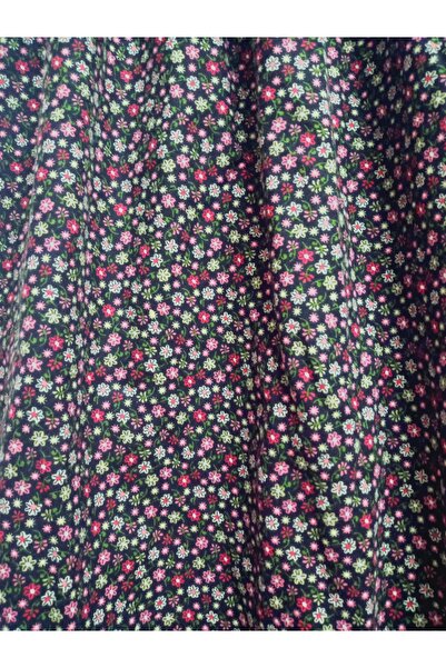 hoaryage 95cm Maxi Length Crispy Floral Print Flannel Skirt - Elastic Waist
