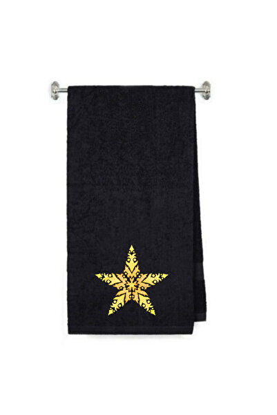 Ursa منشفة مطرزة بالنجوم مطرزة بالنجوم مقاس 50 × 90