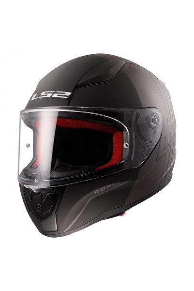 LS2 RAPID MULTIPLY KAPALI KASK MAT SİYAH-GRİ