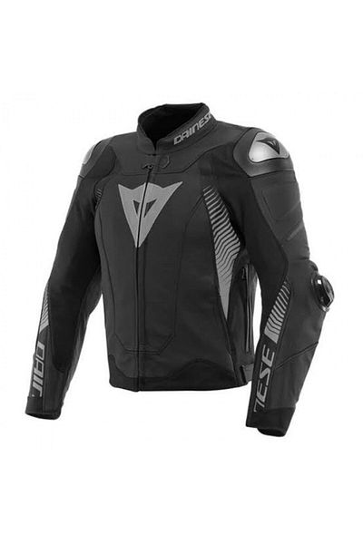 Dainese Super Speed ​​4 Leather Coat Black-Grey