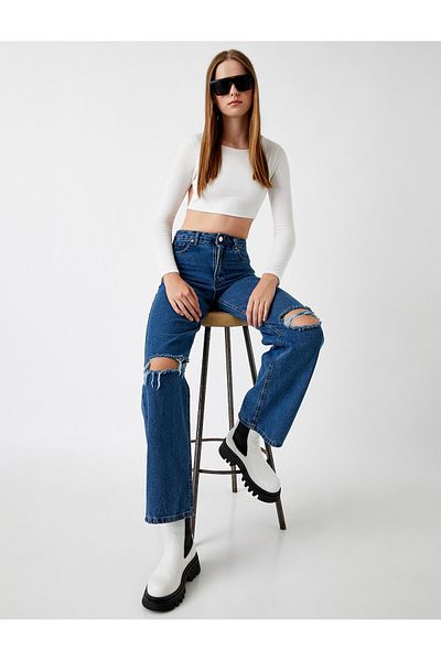 Koton Women's Medium Indigo Jeans