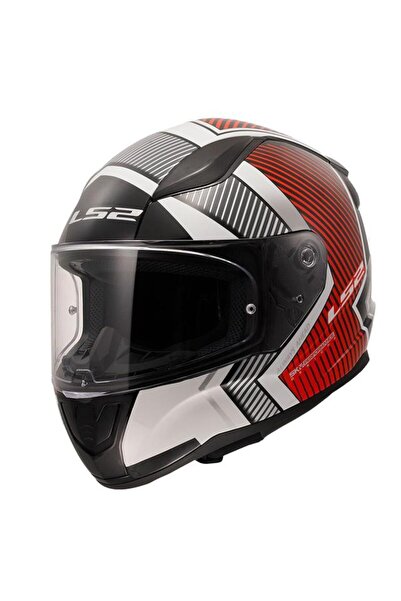 LS2 RAPID 2 EXTRA KAPALI KASK BEYAZ - KIRMIZI