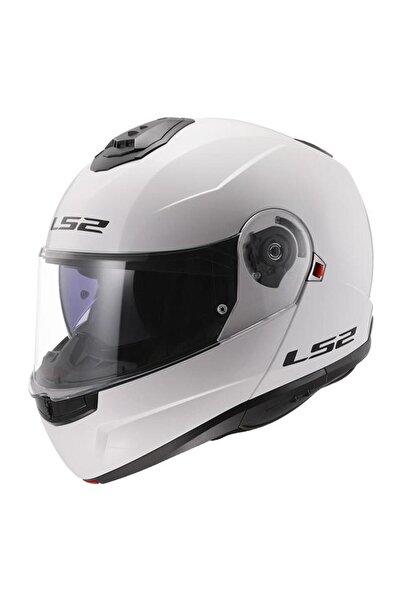 LS2 STROBE 2 ÇENE AÇILIR KASK BEYAZ