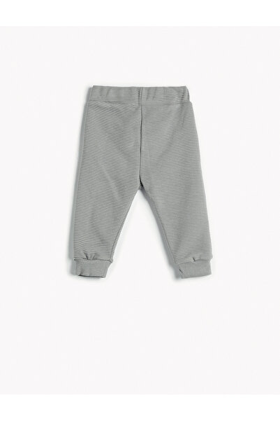 Koton Basic Jogger Sweatpants Tie Waist Βαμβακερή υφή