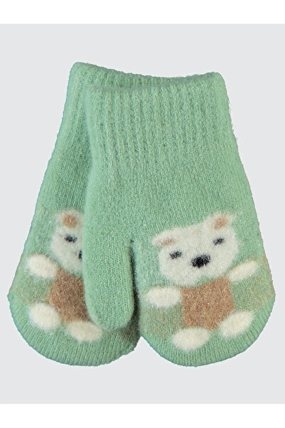 Kitti 1-3 Years Old Girl's Mint Gloves