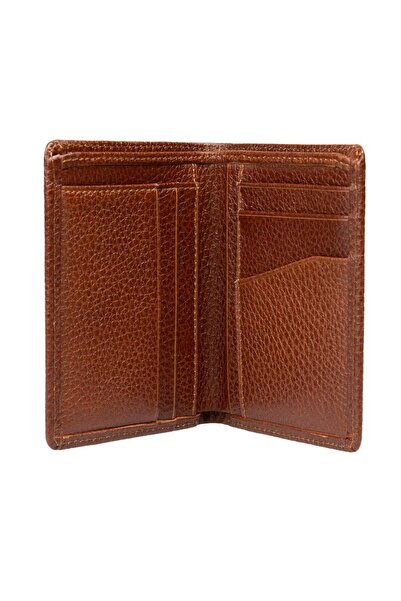 Tudors Hakiki Deri Erkek Camel Cüzdan