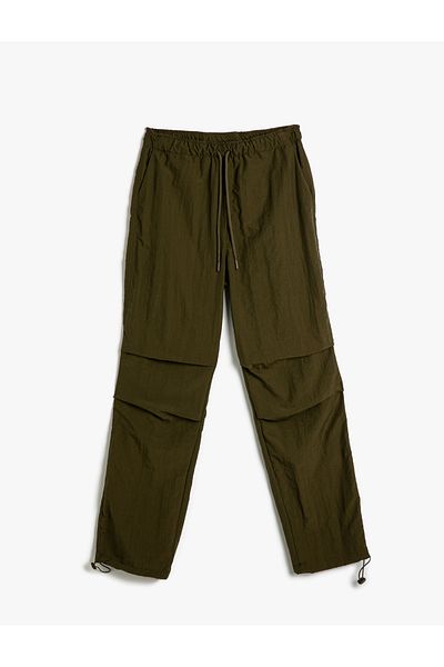 Koton Fallschirmhose mit Spitzenbund, Taschendetail und Stopper