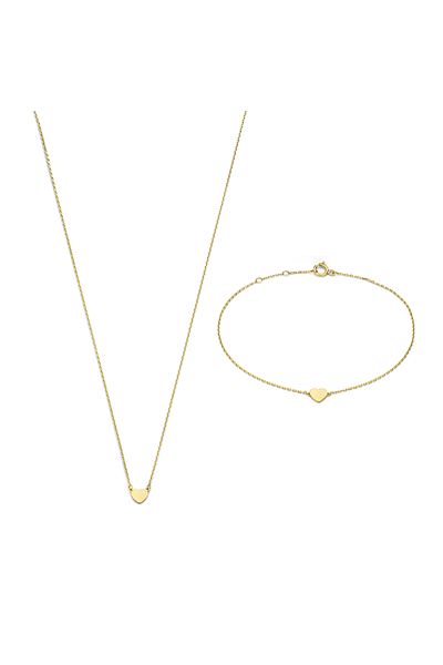 Isabel Bernard Cadeau D'isabel 14 Karat | Gold Halskette Und Armband Geschenksets Ib90062