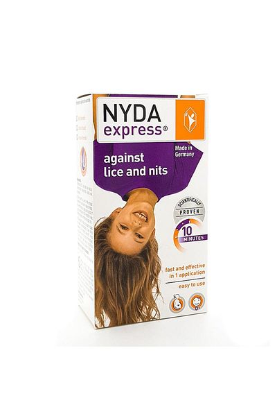 Nyda بخاخ إكسبريس ضد القمل والصئبان، 50 مل