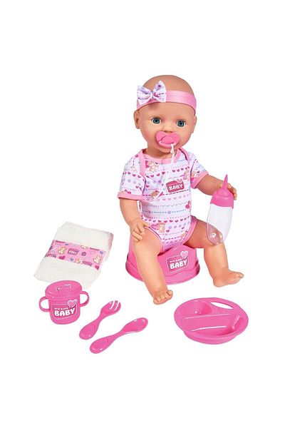 Simba Papusa Simba New Born Baby, Baby Doll 43 cm cu accesorii