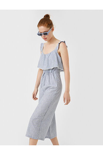 Koton Βαμβακερή ριγέ φόρμα