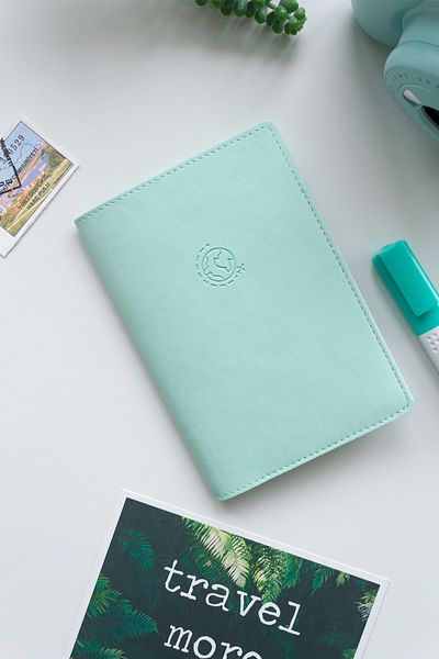 Matt Notebook Husă verde pentru pașaport