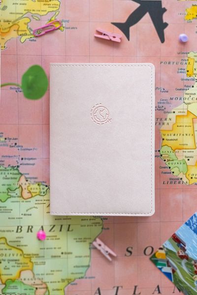 Matt Notebook Husa pentru pașaport roz